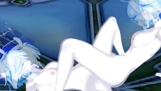 Furina X  Focalors Scissoring [ Lesbian Yuri Hentai Animation ]