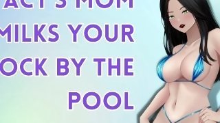 Stacy's Mom Milks Your Cock By The Pool [Horny MILF] [Cock Worship]