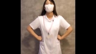 [Tiktok] japanese nurse dance naked at work