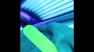 Tanning Bed Pussy Playtime