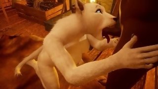 Sexy furry girl with huge tits fucks lucky guy to end up squirting in wild Wild Life sex