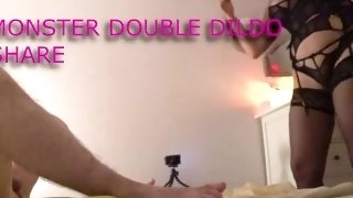 Monster Double Dildo Share - Ass Licking - Epic Assplay of InnaPornStar and Fistdude Preview