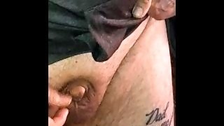 Dick inside pissing making a messs