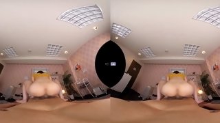 Horny asian harlot heart-stopping VR clip