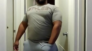 Thick Step Dad Welcomes You Home with Cock