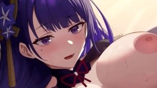 3D Japanese Busty Blue Haired Babe XXX UNCENSORED HENTAI