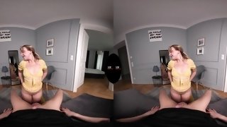 Horny Blondie VR horny porn video