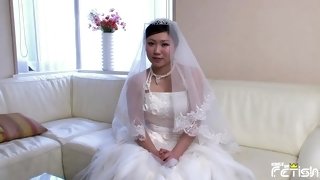 Lustful asian bride breathtaking porn scene