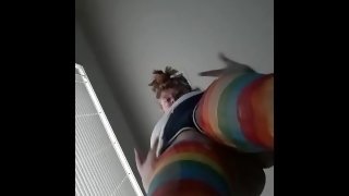 Tiny Face Sitting and Squat POV