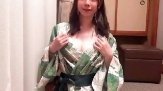 【Amateur】Yukata and Cute Lingerie♡ /Japanese/Hentai【Private Filming】