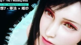 Final Fantasy 7 - Tifa × Wedding Dress × Stockings - Lite Version