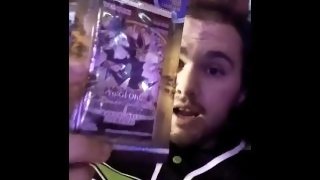 NB Person in DX Jersey Opens YuGiOh Card Booster Packs