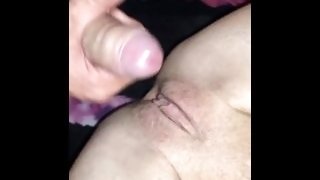 Cumming on my step sisters pussy