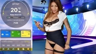 WTF!! Weather Girl Gets Fucked By Fan Live On Air