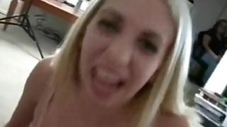 Brit nadia in close up POV blowjob