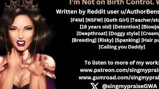 I'm Not on Birth Control. Why? [erotic audio] -Performed by Singmypraise