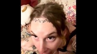 18 year old trans girl gets huge facial