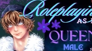 Male Submissive Audio - Boyfriend calls you Queen and BEGS to go inside of you