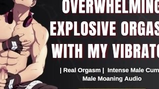 Super Horny Guy Edges with Vibrator but Can't Fucking Take it  Male Moaning Audio  ASMR