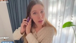 Fucked My Step Mom While She Was Reporting To The Boss On The Phone!!