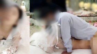 【寝取られ結婚式】「旦那より気持ちいい…中出しして…！」新妻の不倫・托卵・背徳感