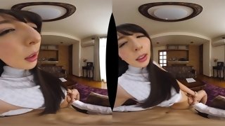 Sexually aroused asian harlot VR crazy porn video