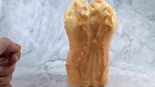 Review of the Virgo's Throne from Nothosaur, a penis masturbator in silicone