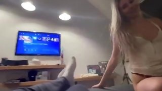 Incredible TikTok challenge pussylicking for beautiful blonde girl