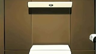 Pregnant Woman Enjoy Gloryhole at Doctor Gynecologist Toilet Cartoon Hentai Animation