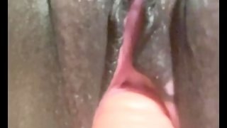 TEASING MY PUSSY WITH A DILDO SQUIRT