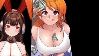 o now that's service :3 watching some Nami Anal Hentai! Vtuber