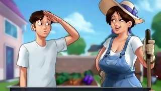 Summertime saga #15 - Sucking my stepsister's tits - Gameplay