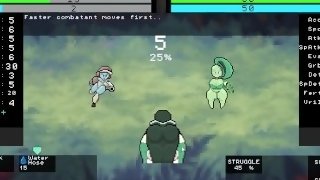 a strange lesbian monster girl hentai game or something like that