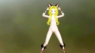 Scathacha GBF Hentai Nude Pokedance Song NSFW MMD 3D Blonde Hair Color Edit Smixix