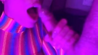 He fucks my slutty mouth with my fluorescent outfit - BabyBeer