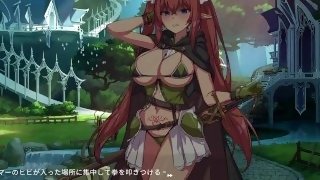 【#06 精霊の妊 - 傲慢なエルフたちを妊娠させて征服せよ-実況】強気な爆乳女剣士エルフが正常位でオークに中