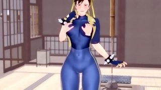 Chun Li Fornite Costume Hentai  Street Fighter  POV and normal