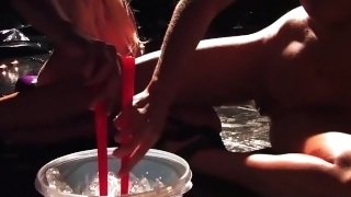 Gorgeous and Busty Babes Love Melting Wax