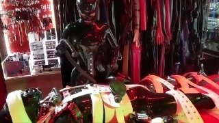 Latex Slave in Bangkok Bound by Segufix by Hinako